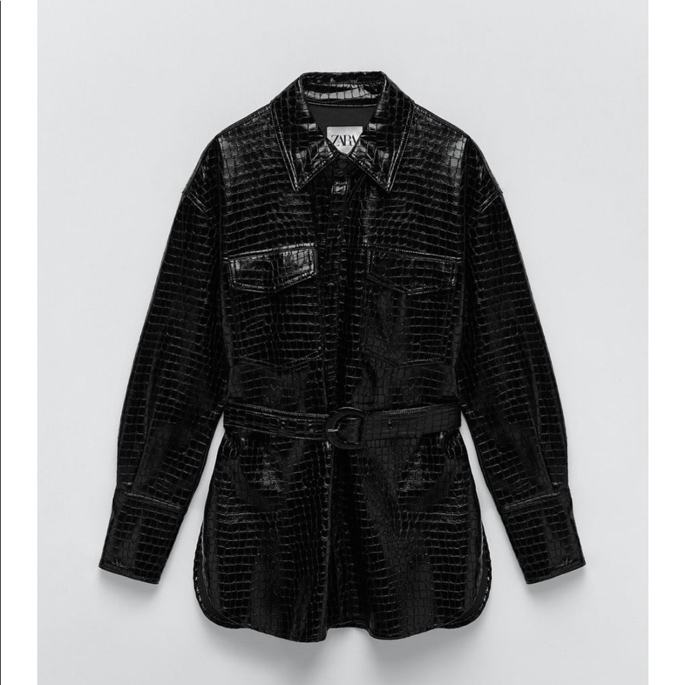 🖤🖤FAUX LEATHER SHIRT🖤🖤